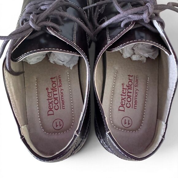 Dexter Comfort Mens Brown Square Toe Oxford Dress Shoes Lace Up Size 11 main image 11